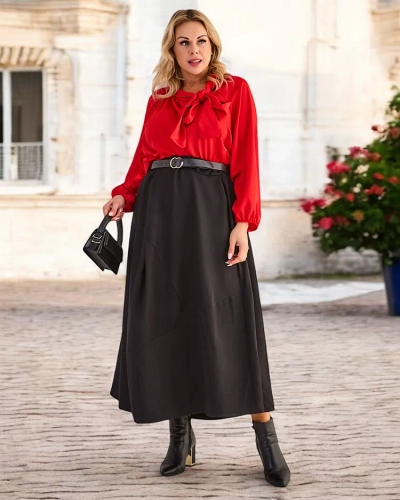Royalfashion Damska spódnica midi