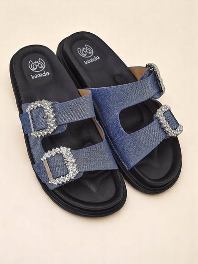 Royalfashion ženske natikače z zaponkami Mrs Aurora