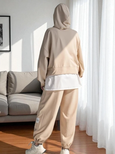 Royalfashion Ženski bombažni set s vstavljanjem majice