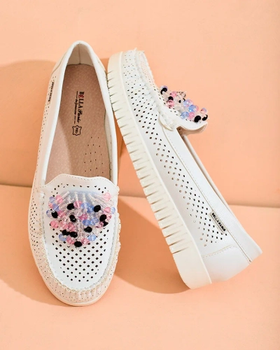 Royalfashion Women's beaded openwork mokasini Namis