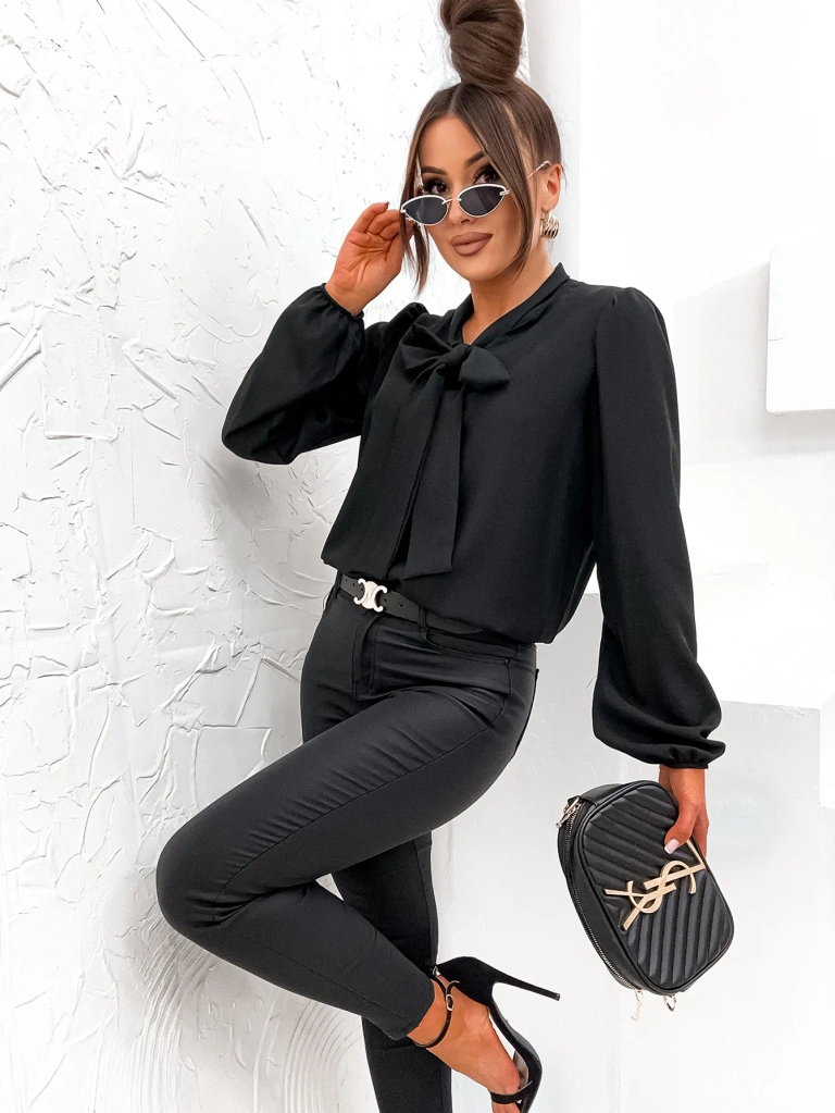 Royalfashion Ženska bluza s mašnom