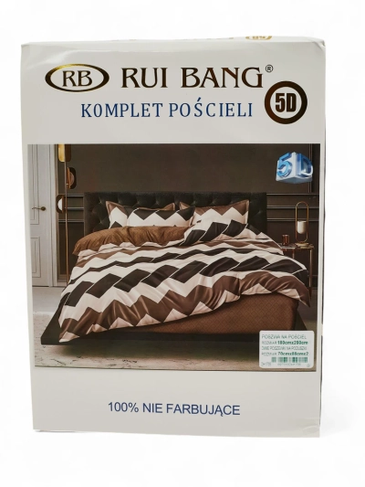 Royalfashion Posteljnina z vzorcem 180x200 komplet 3 DELI