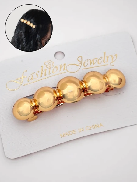 Royalfashion Lasnica za lase z biserčki – kljuka