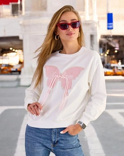 Royalfashion Ženska bombažna majica s tankim potiskom