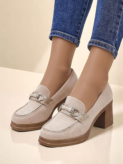 Royalfashion ženske mokasine s široko peto Apareus