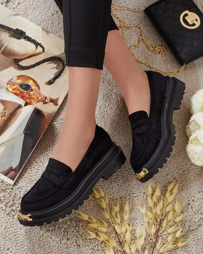 Royalfashion Ženski mokasini iz eko semiša Retillum