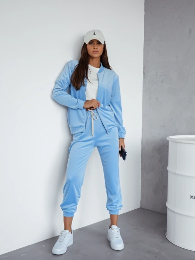 Royalfashion Ženski trenirka set v velur slogu