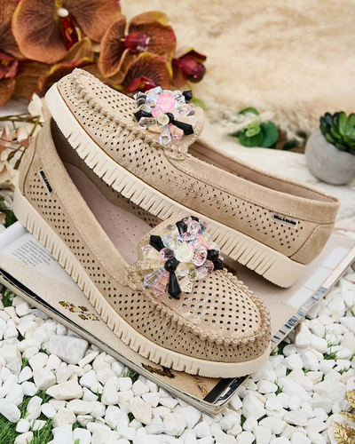 Royalfashion Women's beaded openwork mokasini Nasfali