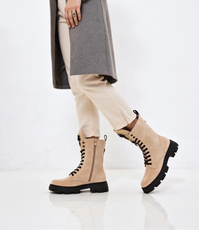 Royalfashion Eco-suede ženske radne čizme Moxox