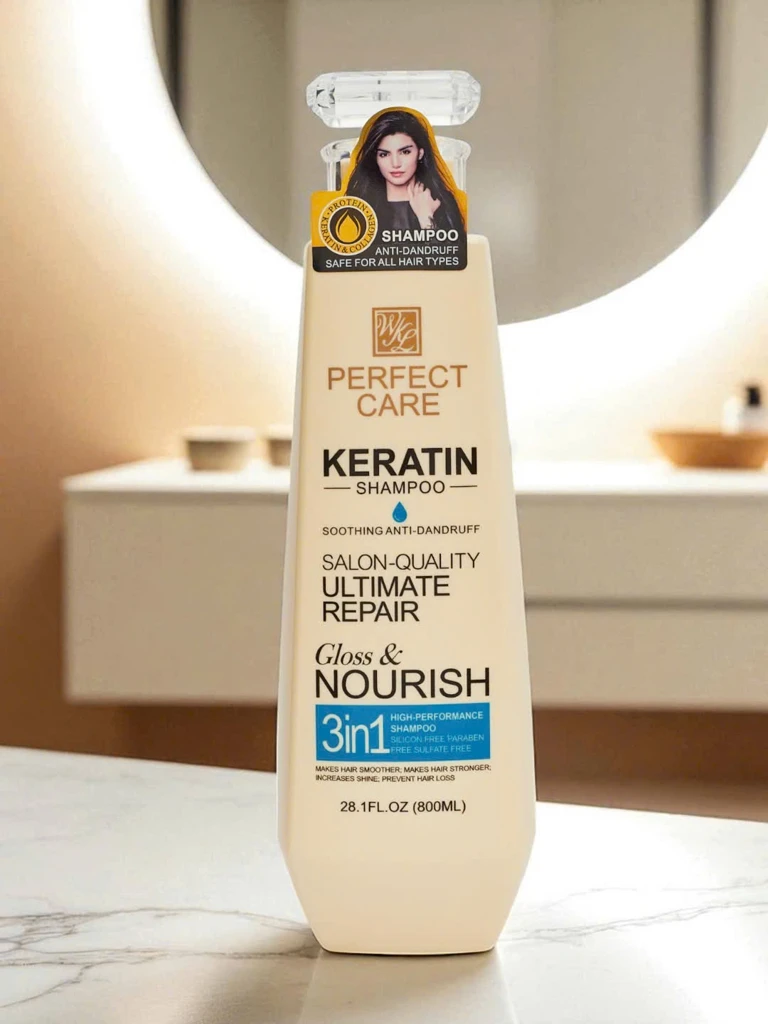 Keratinski šampon proti prhljaju Perseus Gloss Nourish 3v1 800ml