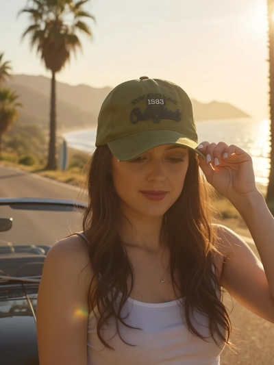 Royalfashion Unisex kapa s ščitnikom California