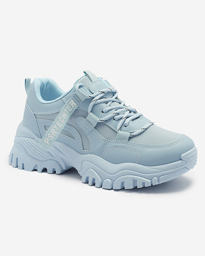 Royalfashion Niebieskie damskie buty sportowe typu sneakersy Evilpo