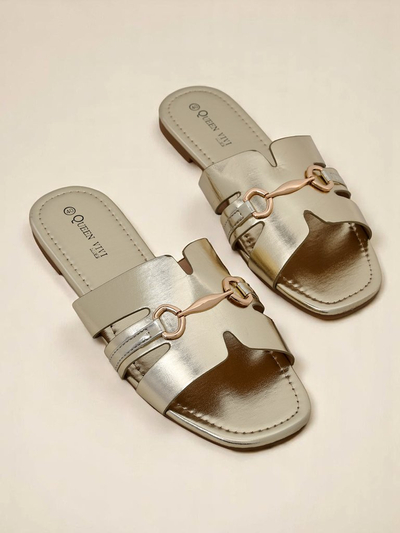 Royalfashion Ženske natikače z ravnim podplatom Lina