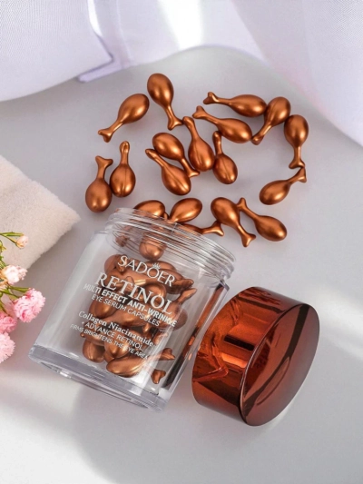 Sadoer Athena Retinol Collagen – kapsule za predel okoli oči za gube 40g