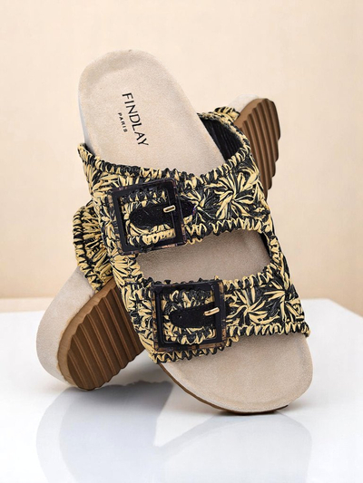 Royalfashion Ženski sandali z zaponkami Samorra