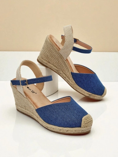 Royalfashion Ženski sandali z wedge peto Solara Espadrilles