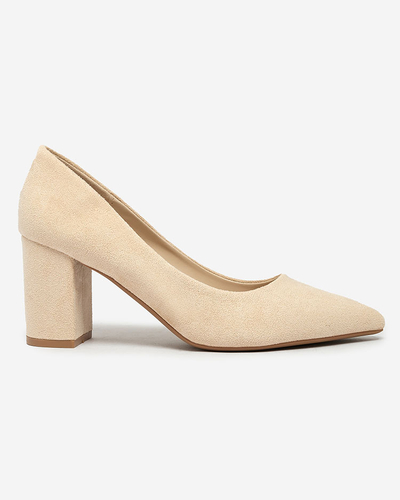 Royalfashion Ženske črpalke iz eko semiša Apessta