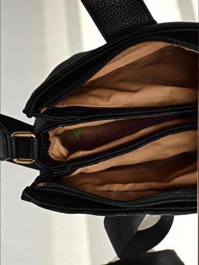 Majhna prešita torbica iz mehkega eko usnja Cinder Loom