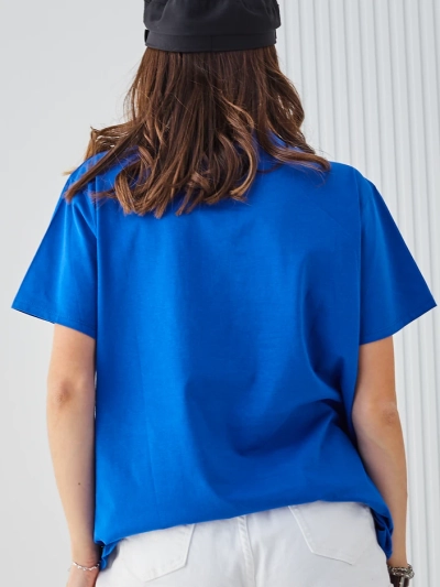 Royalfashion Ženska bombažna majica Več in več