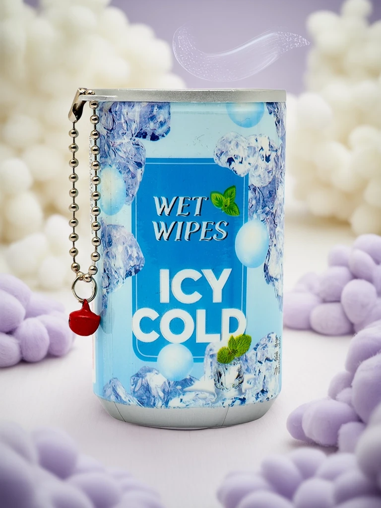 Vlažilni robčki v dekorativni embalaži ICY COLD 30 kos