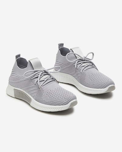 Szare damskie buty sportowe Merisal - Obuwie