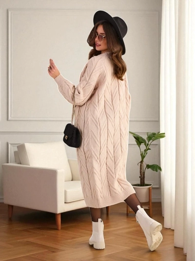 Royalfashion Pleteni ženski kardigan
