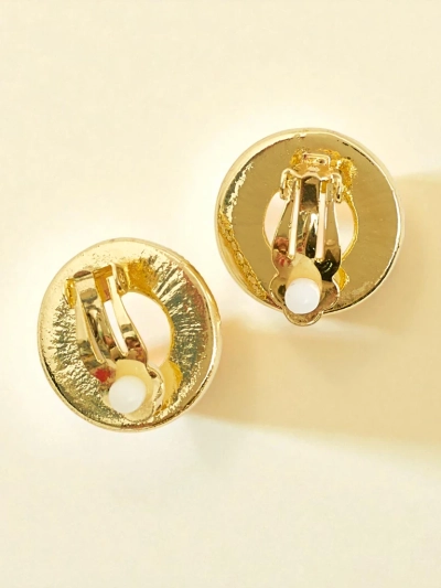 Royalfashion Ženski uhančki na zaponko z biserom Aurelia Perla