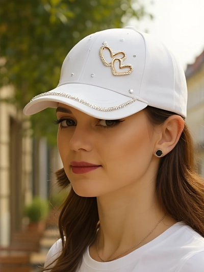 Royalfashion Kapa z okrasnimi kamni Srček Spark