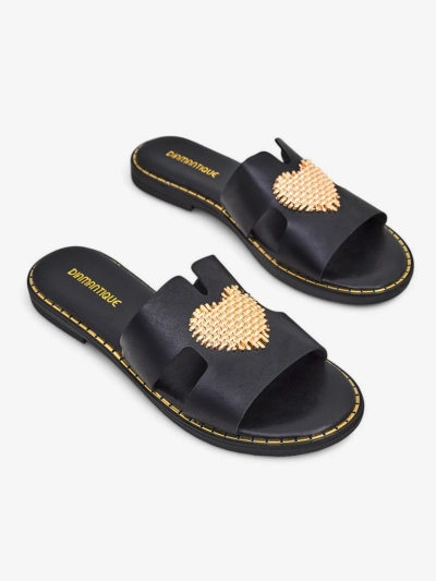 Royalfashion Ženske slip-on s srcem Zlato srce