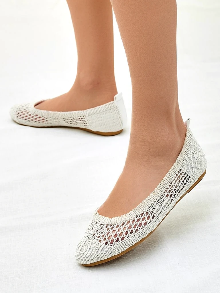 Royalfashion Ženske perforirane balerinke Annete