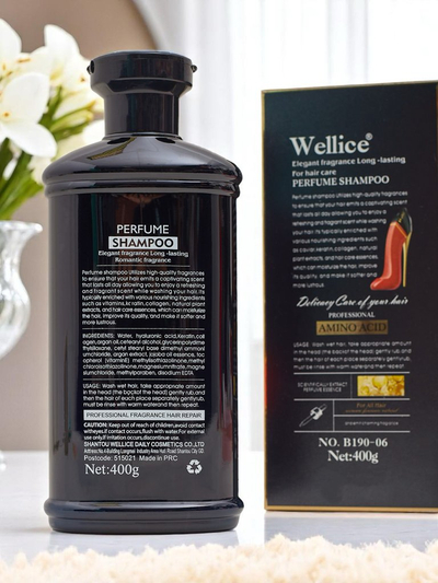 Wellice parfumirani šampon za lase s keratinom gladi in vlaži