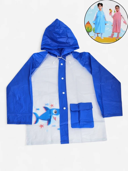 Royalfashion Otroški dežni plašček Shark Splash
