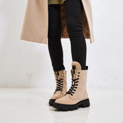 Royalfashion Eco-suede ženske radne čizme Moxox