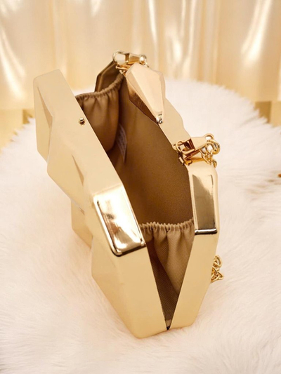 Royalfashion Ženska kuverta torbica Metal Muse