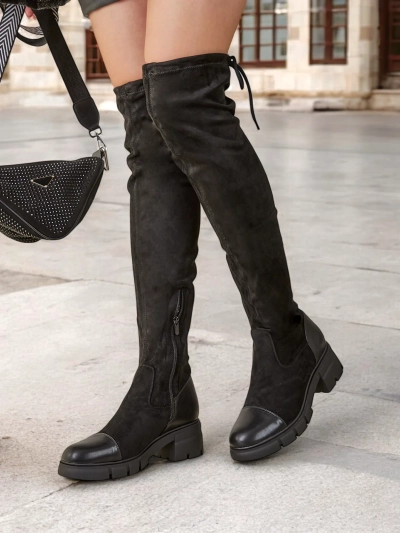 Ženski čizme iznad koljena Royalfashion Sewio