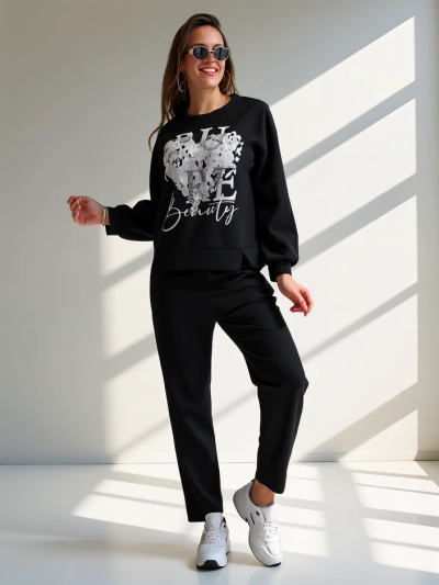 Royalfashion Ženski viskozni set s tiskom