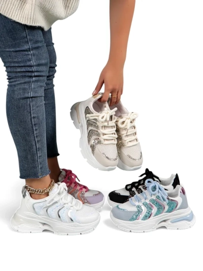 Royalfashion Ženski športni platformski čevlji Angello