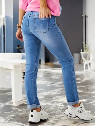 Royalfashion bomba jeans iz bomba tkanine za ženske