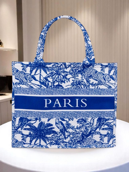 Royalfashion Platnena torba Paris Garden