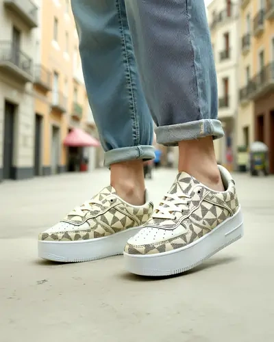 Royalfashion Ženske športne čevlje z Ozofio potiskom
