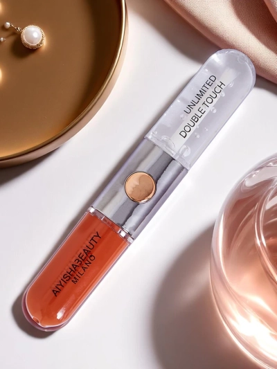 2-v-1 šminka in prozoren lip gloss Carrot Gold