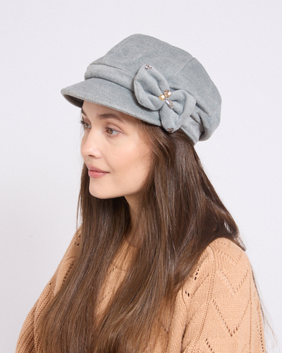 Beret Royalfashion za ženske z lokom