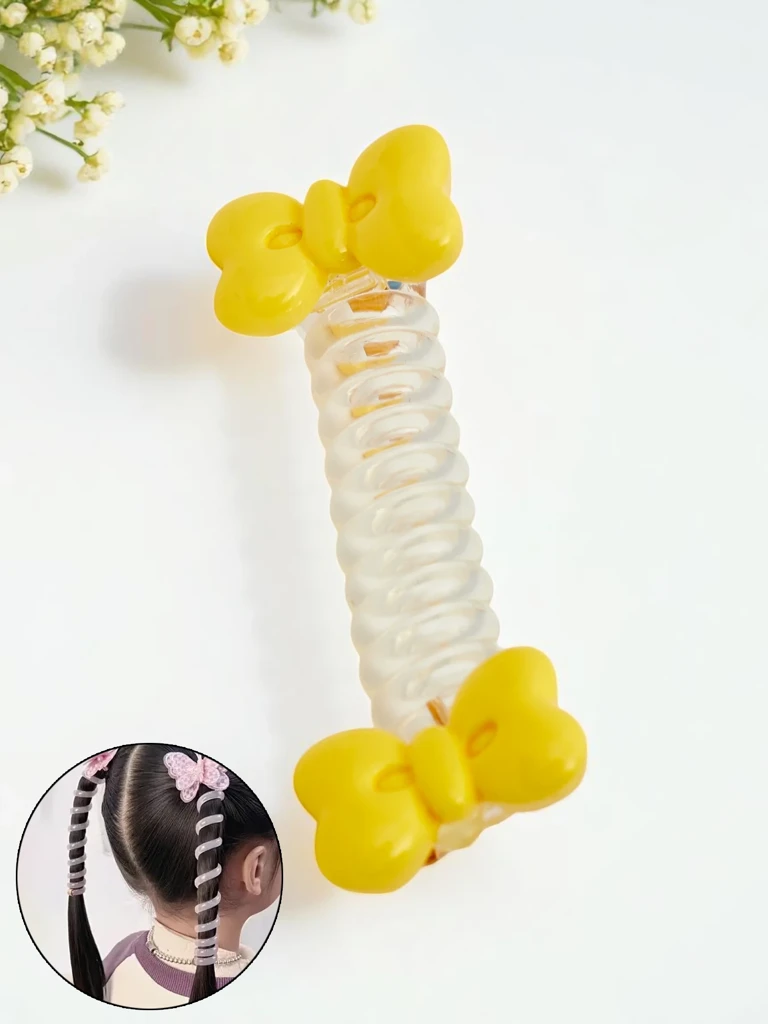 Royalfashion Elastična lasna spirala z mašno Bow Twist