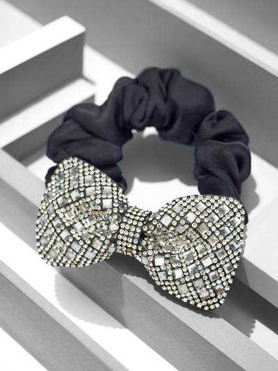 Royalfashion Elastika za lase z okrasnim lokom Bellissa