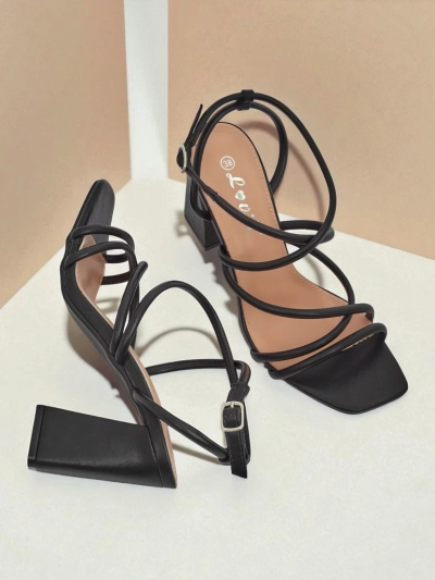 Royalfashion Ženske sandale z blok peto Elysia