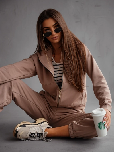 Royalfashion Ženski bombažni trenirki set
