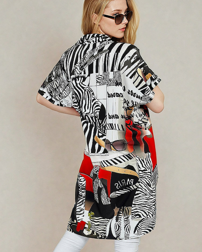 Royalfashion Ženska vzorčasta tunika