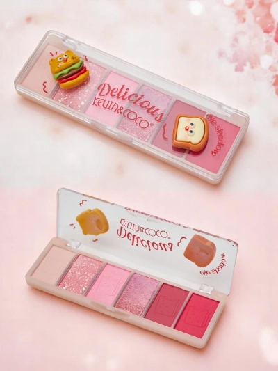 Kevin&Coco Paleta 6 senčil za oči s sijajem Delicious