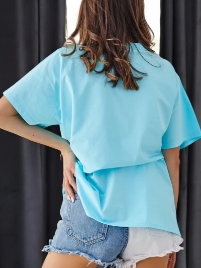 Royalfashion Žensko bombažno majico Romantična metulj