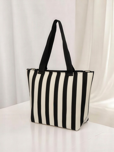 Royalfashion Torba iz blaga s črtami, za vsakodnevno uporabo